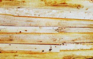 Wooden wall made of planks photo