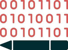 Binary Code Vector Icon