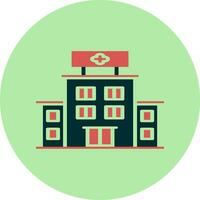 Hospital Building Vector Icon