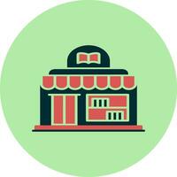 Book Shop Vector Icon