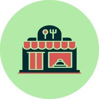 icono de vector de restaurante