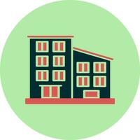 icono de vector de apartamento