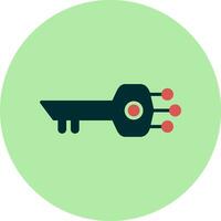 Digital Key Vector Icon