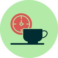 icono de vector de descanso para tomar café