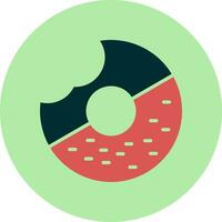 icono de vector de donut