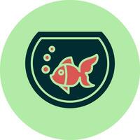 fish bowl Vector Icon