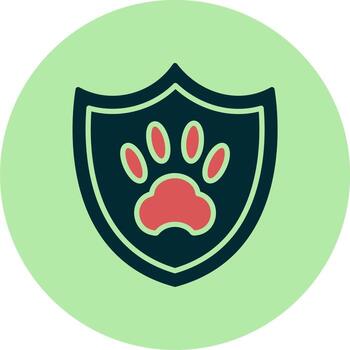 icono de vector de escudo