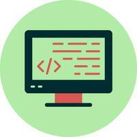 icono de vector de programación