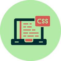 icono de vector de css