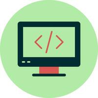 Web Coding Vector Icon