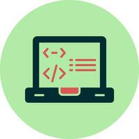 icono de vector de programación