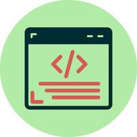Web Programming Vector Icon