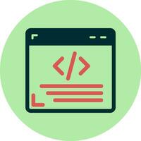 Web Programming Vector Icon