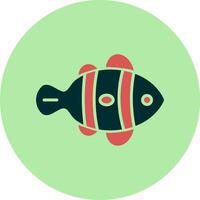 Clown Fish Vector Icon