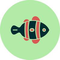 Clown Fish Vector Icon