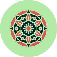 icono de vector de mandala