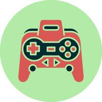 icono de vector de controlador de juego