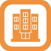 icono de vector de hotel