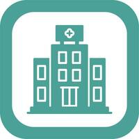 icono de vector de hospital