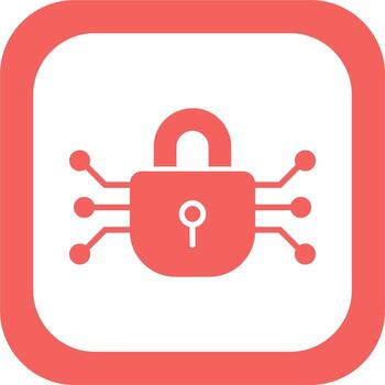 icono de vector de cifrado de datos