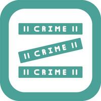 Crime Scene Vector Icon