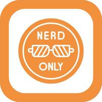 Nerd Only Vector Icon