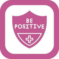 Be Positive Vector Icon