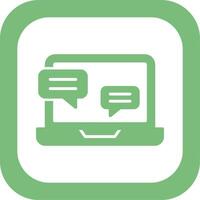 Online Interview Vector Icon