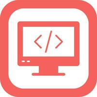 Web Coding Vector Icon