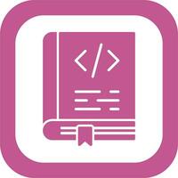 Coding Book Vector Icon