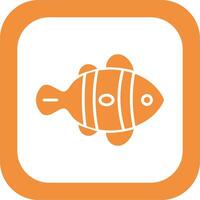 Clown Fish Vector Icon