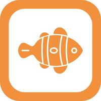 Clown Fish Vector Icon