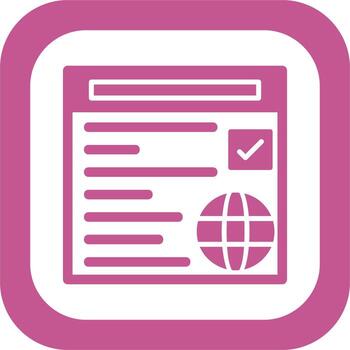 Web Browser Vector Icon