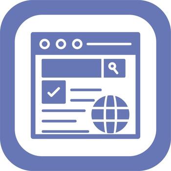 Web Browser Vector Icon