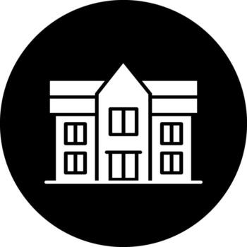 icono de vector de mansión