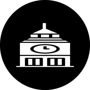 Clock Tower Vector Icon