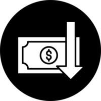 Money Loss Vector Icon