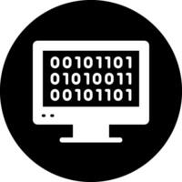 Binary Code Vector Icon