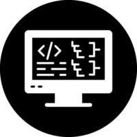 icono de vector de computadora