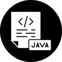 icono de vector de java