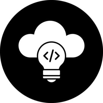 icono de vector de solución