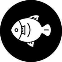 icono de vector de pescado