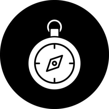 icono de vector de brújula