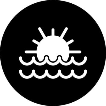 icono de vector de sol