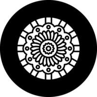 icono de vector de mandala