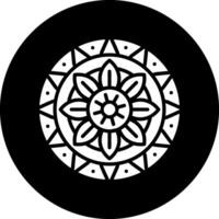 icono de vector de mandala
