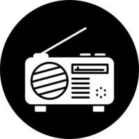 icono de vector de radio