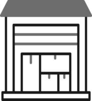 Warehouse Vector Icon