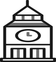 Clock Tower Vector Icon