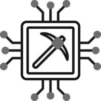 Gpu Mining Vector Icon